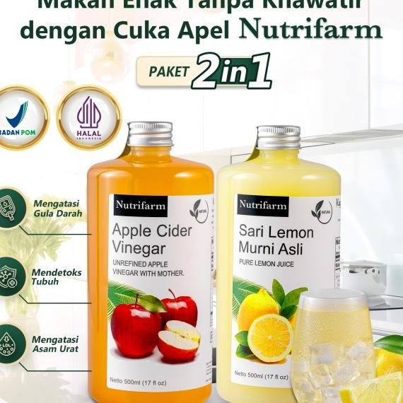 

Nutrifarm Paet 2In1 Cua Apel Ari Lemon