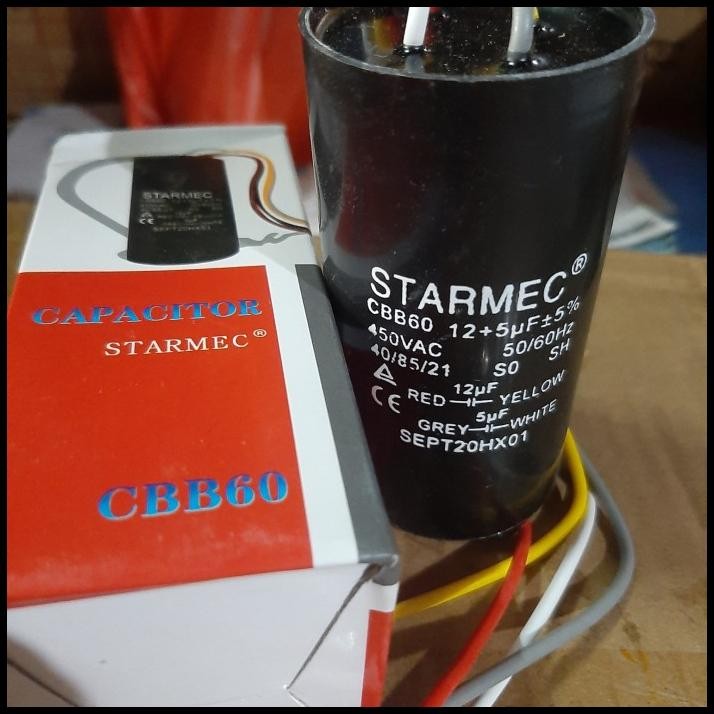 Kapasitor 12+5Uf Starmec
