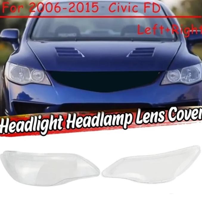 * COVER MIKA HEADLAMP HONDA CIVIC FD 2006 2007 2008 2009 2010 2011 2012 *