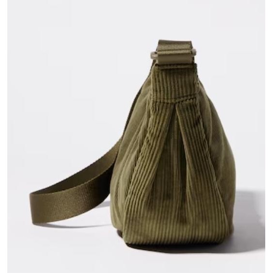 UNIQLO Round Mini Shoulder Bag | Corduroy
