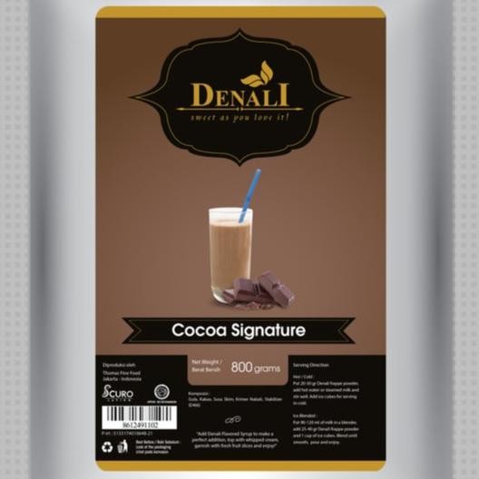 

Spesial Promo/ Cocoa Signature Powder Denali 800 Gram [Terlaris/Terbaru/Recommended]