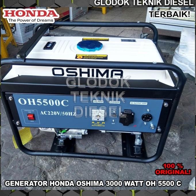 Honda Genset Generator Bensin 3000 2800 Watt Oh 5500 C Oh5500C Ori