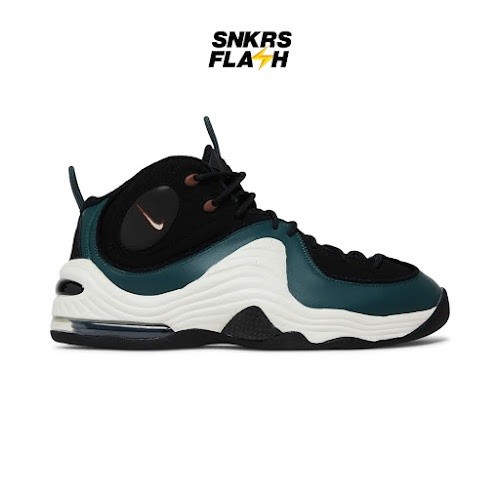 NIKE Air Penny 2 Faded Spruce Black Sepatu Basket Pria - DV3465001