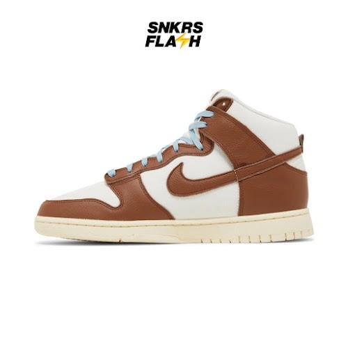 NIKE Dunk High Prm Certified Fresh Brown Sepatu Sneakers Pria - DQ8800200 - Size 43
