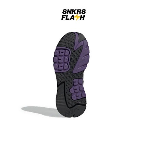 ADIDAS Nite Jogger Reflective Black Sepatu Sneakers Wanita - FW1574 - Size 38.7