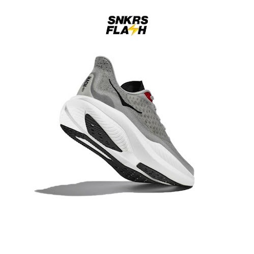 HOKA ONE ONE Mach 6 La Stellar Grey Sepatu Lari Pria - 1164032SRYB - Size 46.7