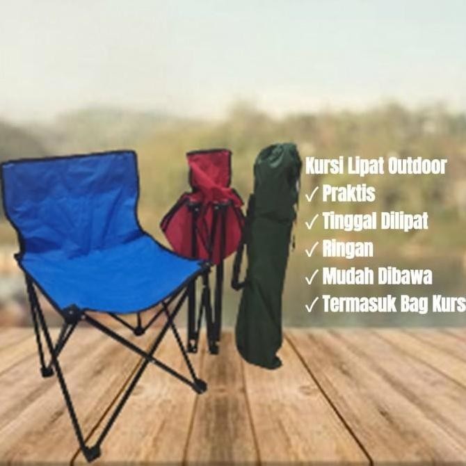Kursi Lipat Outdoor Kursi Portable Kursi Pancing Kursi Camping