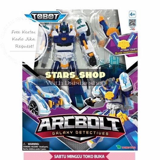 Tobot Galaxy Detectives Arcbolt With Attach Tokey 2 Mode Original Co