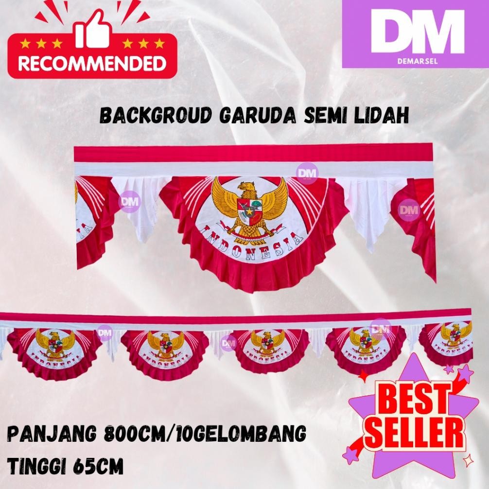 Fuz-611 Bendera Panjang Garuda Bendera Background Garuda Bendera Buat Di Tembok Bendera Buat Di Gapu