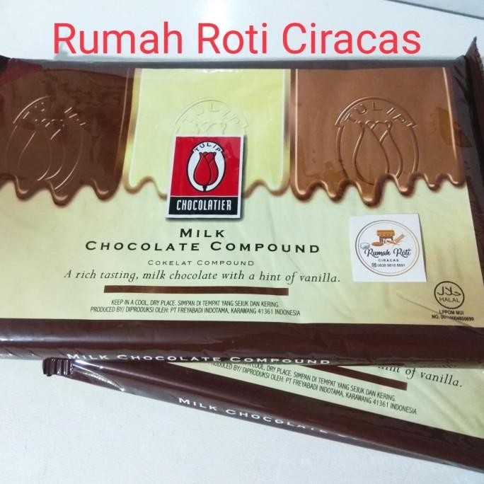 

Promo Tulip Milk Chocolate 1Kg Compound Coklat Batang Choco Kg