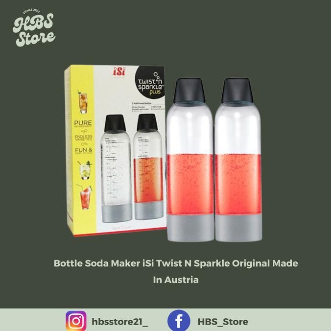 

Promo Bottle Soda Maker Isi Twist N Sparkle Original Made In Austria