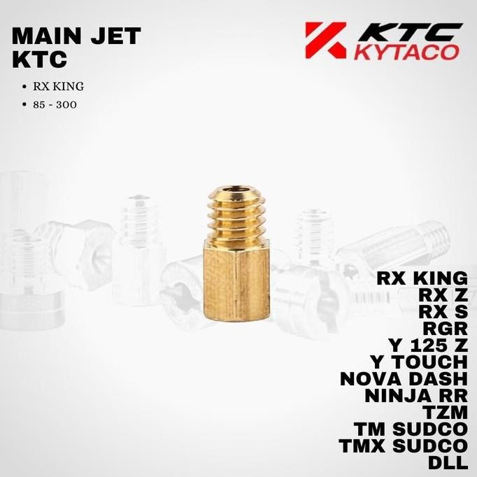 Main jet spuyer KTC Rx king ninja rr rxz rxs tzm 125z nova dash tmx Motor