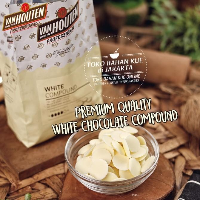 

Sale Van Houten Coin 500Gr White Chocolate Manis Rasa Susu Cokelat Compound