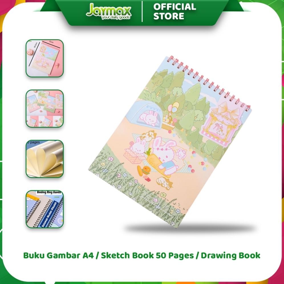 

He13 wdr-75 Buku Gambar A4 / Sketch Book 50 Pages / Drawing Book Viral Original
