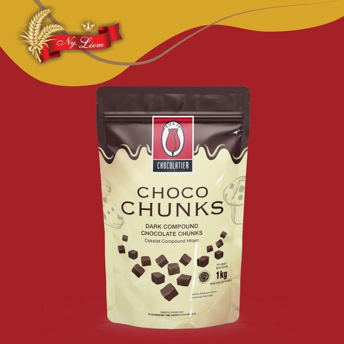 

Murah Tulip Choco Chunks Cokelat Compound Kubur 1 Kg