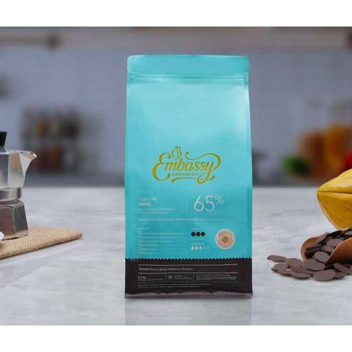 

Murah Tulip Embassy 65% 250Gr Courveture Coklat Dark