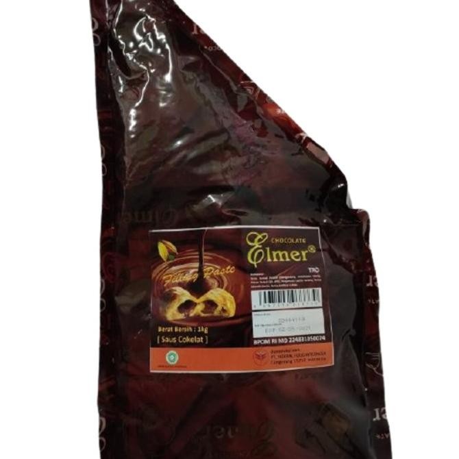 

Murah Elmer Coklat Filling / Isian Roti / Kue / Bakpao 1 Kg