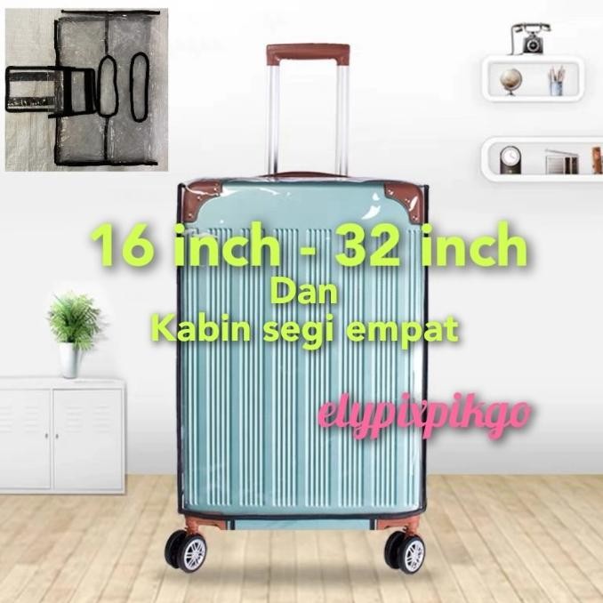Sarung koper cover koper kabin , 16 -32 inch/ cover koper mika