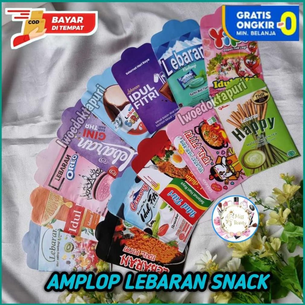 

Oz67 TGC-1924 Iwd (10 Pak) Amplop Lebaran 2025 Kartun Kue Angpao Snack Ampao Aesthetic Unik Lucu Viral Terbaru Promo Murah Cod Sale Viral