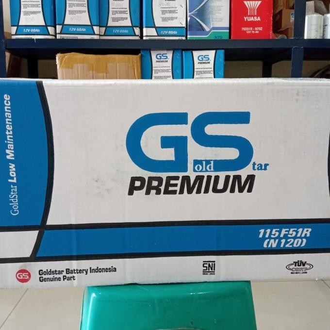 Aki Mobil/ Genset/ GS Goldstar Premium N120/ 115F51/ GS N120/ GS N 120