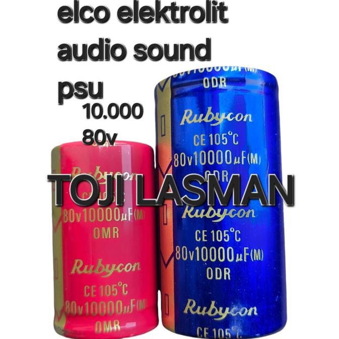 Update ( 10.000 uf 80v )    80v10000uf (m) 10000 80 v volt 10000uf 10.000uf odr omr  rubycon rubicon