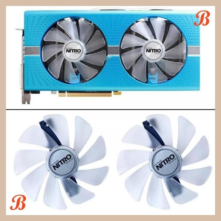 [SRP] fan vga Sapphire Nitro 95mm RX 580 570 480 470 LED Special Edition