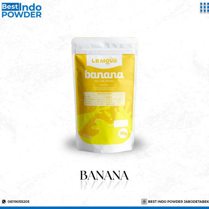 

Murah Bubuk Pisang Lemova / Powder Banana / Bubuk Minuman 1Kg
