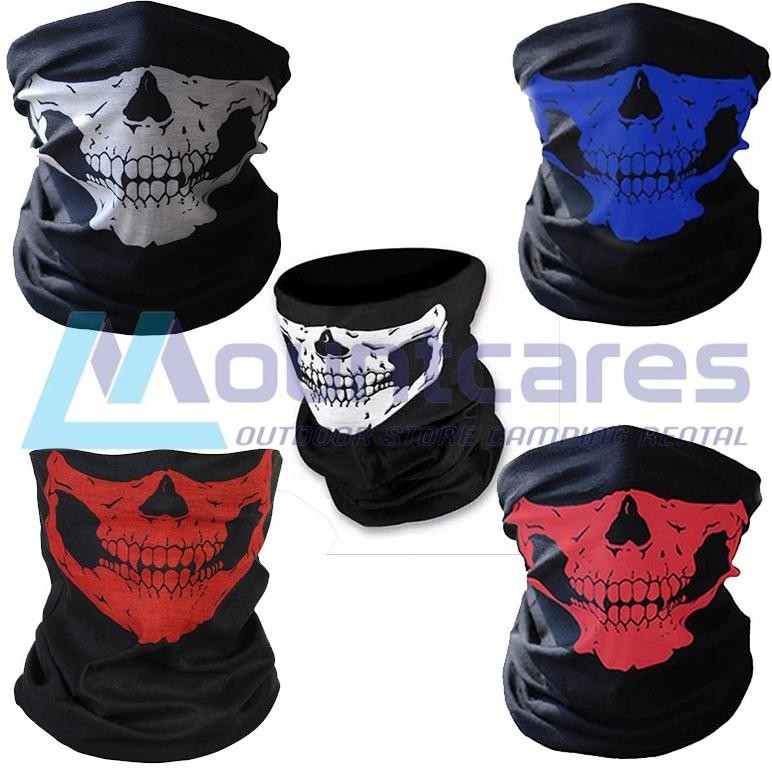 KOE-1116 GF21 Baff Masker Bandana balaclava Rider Tengkorak skull rahang seamless tanpa jahitan Baff