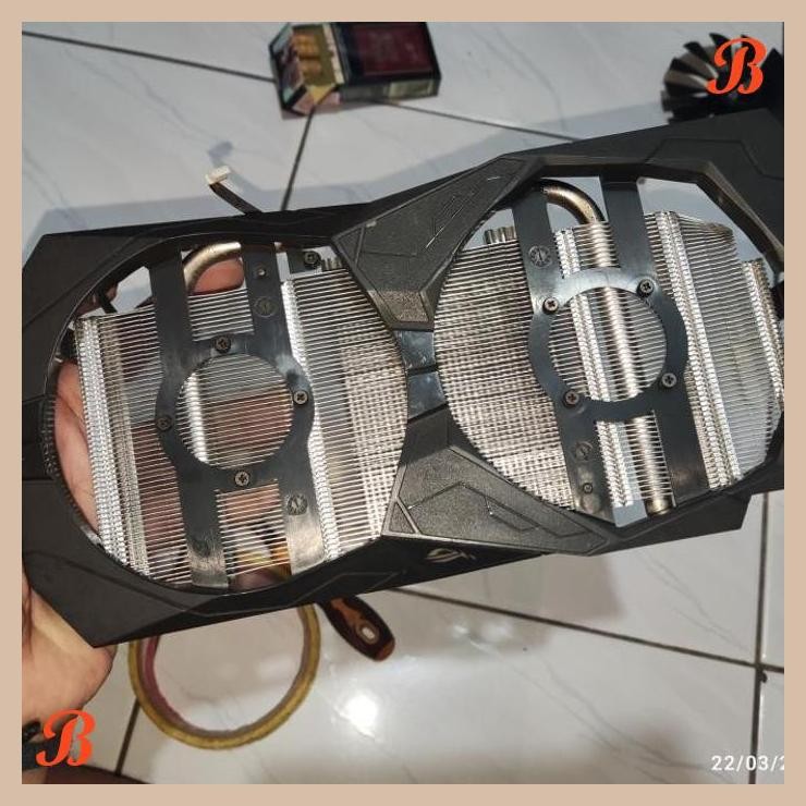 [SRP] Casing fan Vga Asus Rog Strix rx 470 LED dual fan Barang Langka