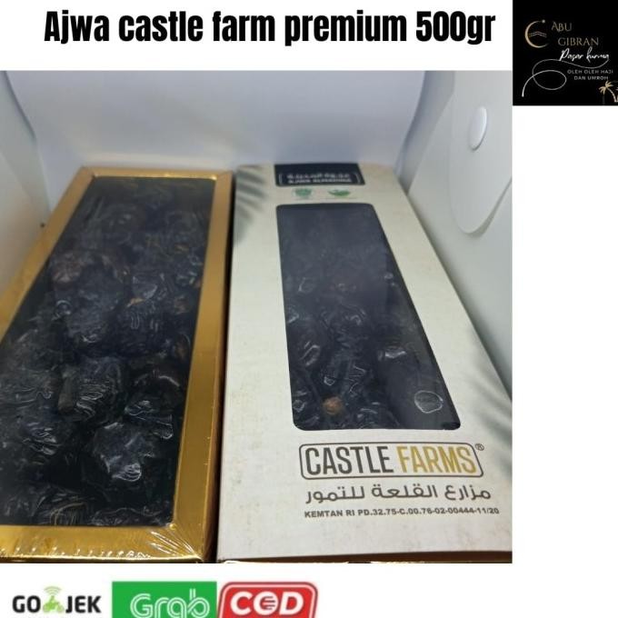 

Sale Kurma Ajwa Premium Castle Farm 500Gr/ Ajwa Madinah