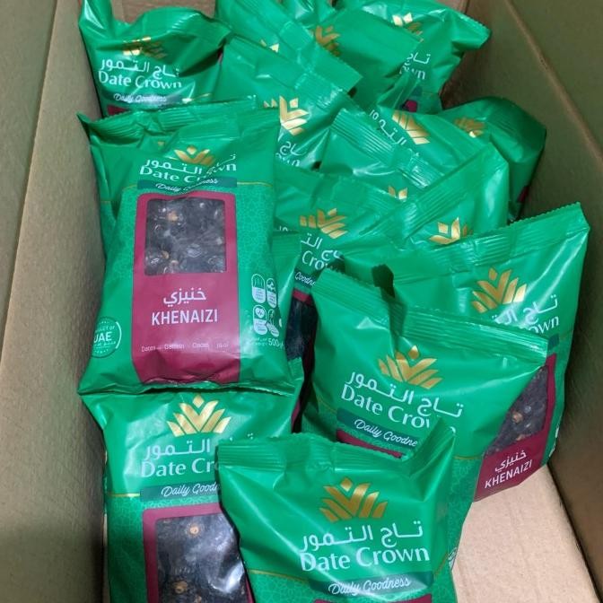

Grosir Kurma Date Crown Khenezi 500 Gram 1 Karton Isi 14 Pics