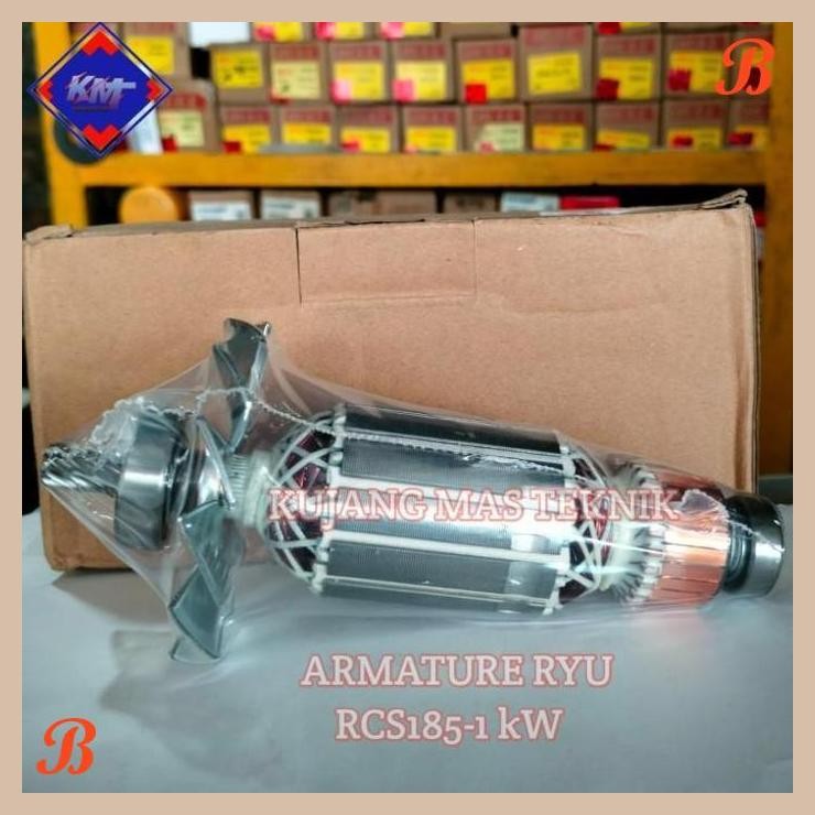 [KMT] ARMATURE ANGKER RCS185-1 MESIN CIRCULLAR SAW RYU ROTOR RCS 185-1 RYU