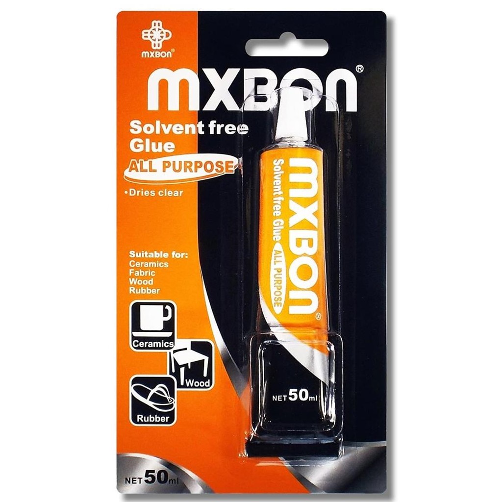 

Promo Mxbon glue solvent free fabric,Lem kain 20Ml transparan COD