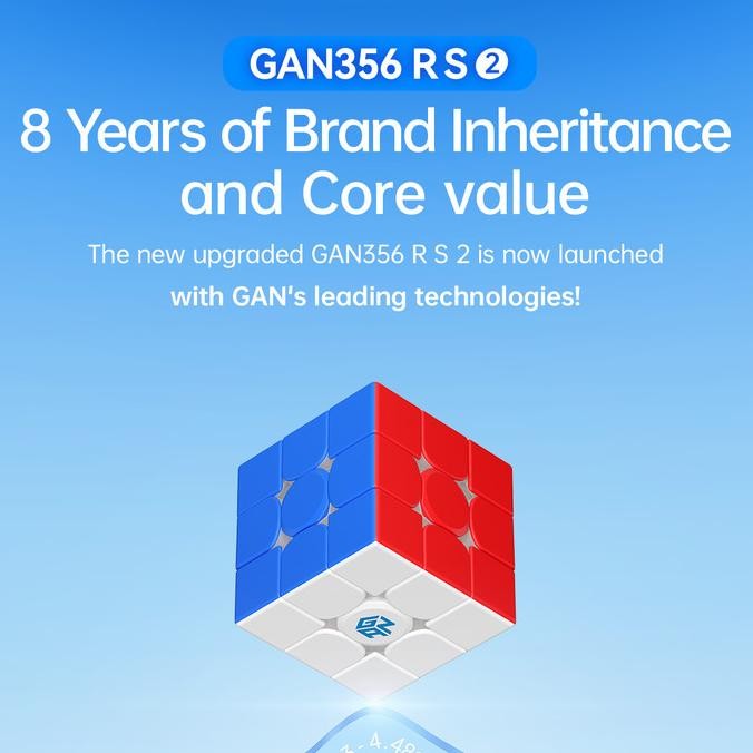Rubik Gan 356 RS2 356RS2 3x3x3 Original Gan356 RS2 3x3 Stickerless v2