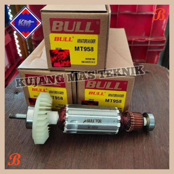 [KMT] ARMATURE ANGKER MT958 MESIN GERINDA MAKTEC 4INCH ROTOR MT958