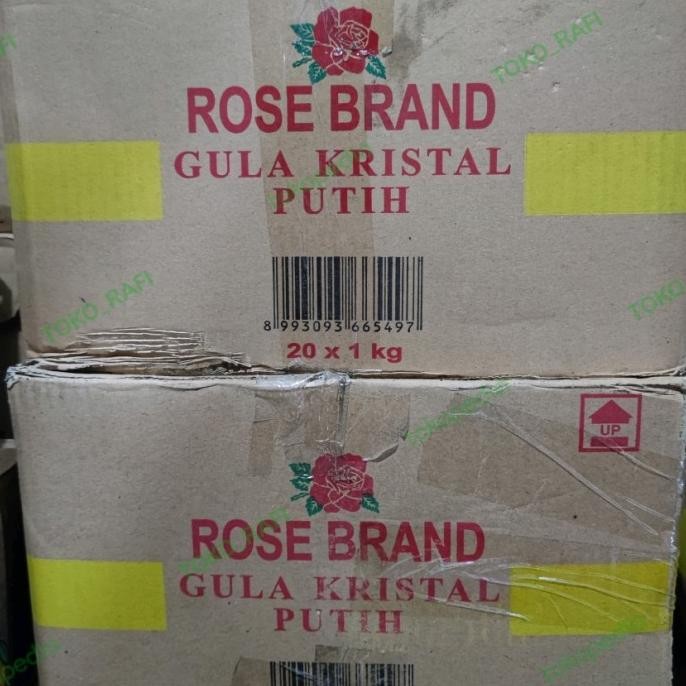 

Sale Rose Brand Gula Kristal Putih 1 Dus (20 X 1Kg )