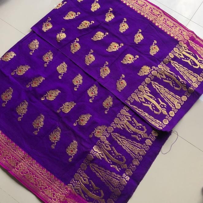 SONGKET BALI ASLI UNGU