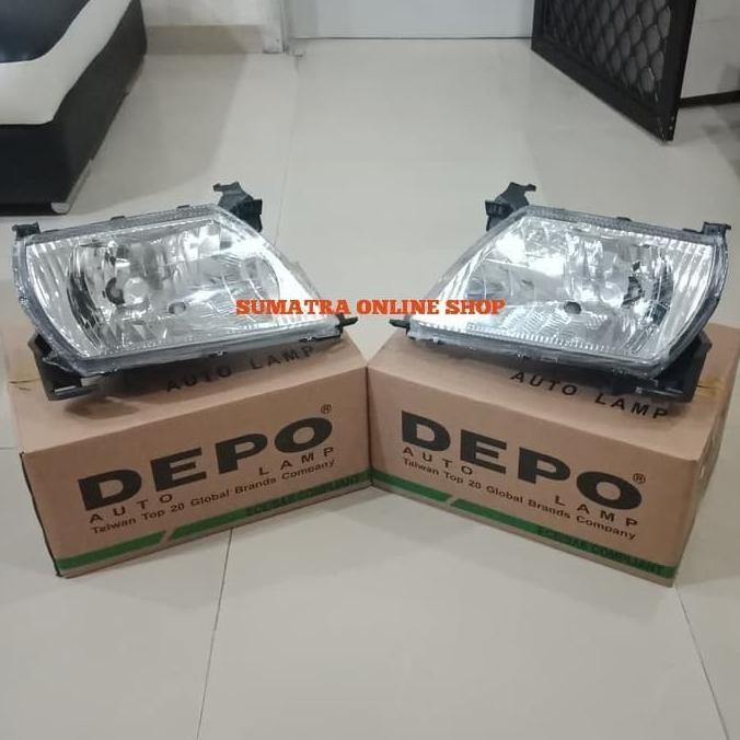 NEW Lampu besar/lampu depan kijang lgx 7k 2003 2004 kanan+kiri (depo asli)