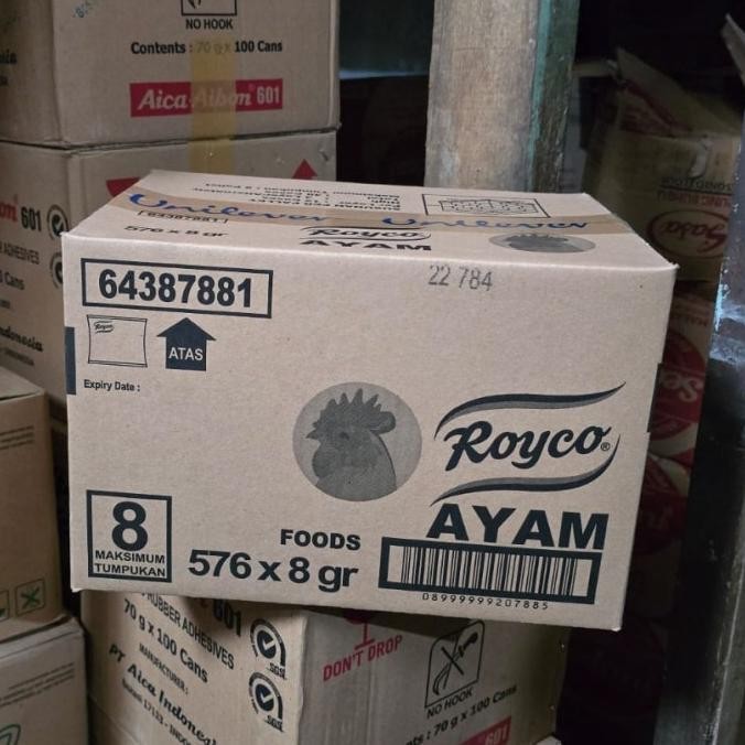 

Sale Penyedap Masakan Royco Rasa Ayam Sachet Per Dus Isi 576 Bks