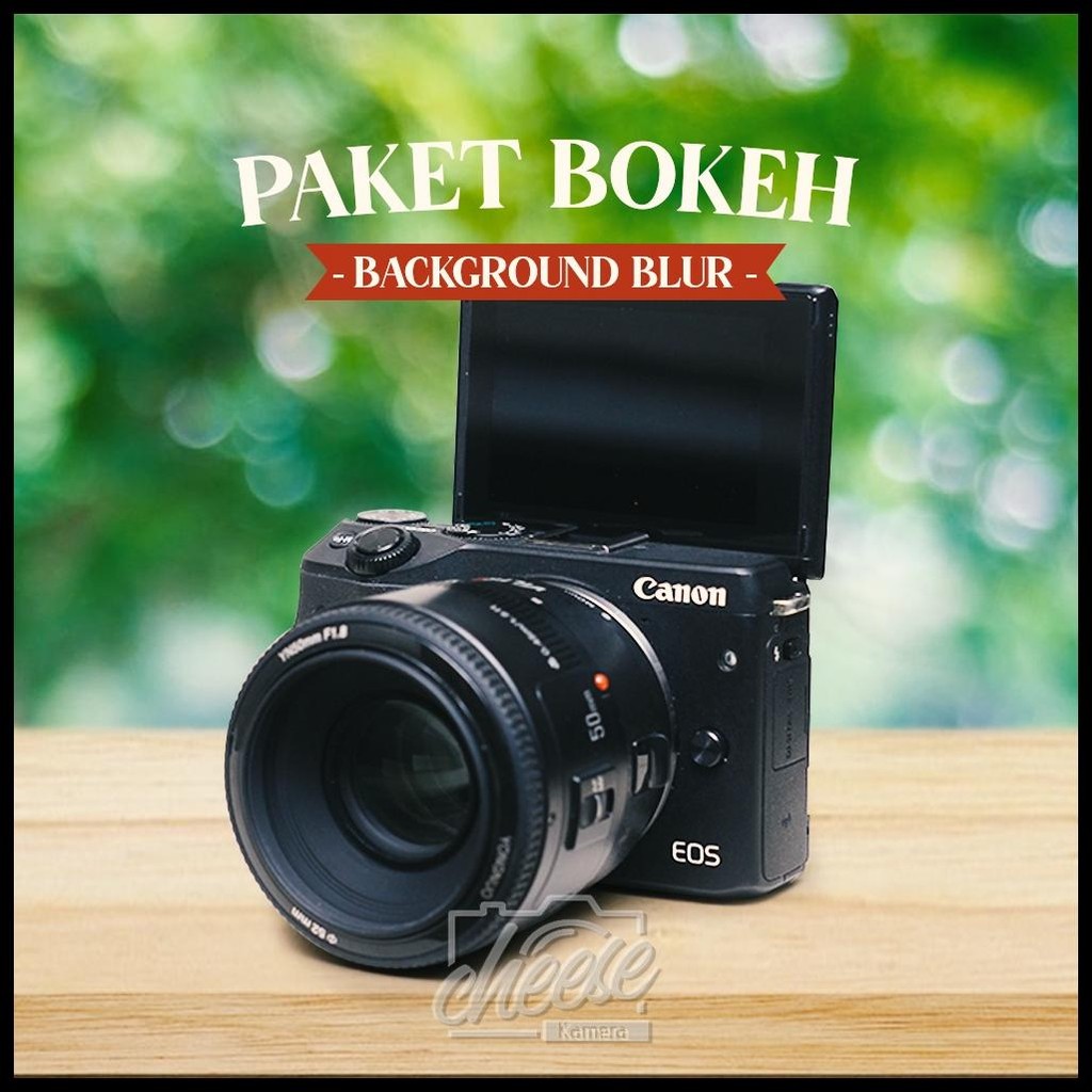 [PAKET BOKEH] CANON M3 LENSA FIX 50MM YONGNUO BISA AUTOFOKUS HASIL BOKEH JUARA