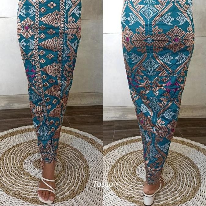 ROK / KAMEN JADI PANJANG BALI KATUN SONGKET BORDIR ANANDHI