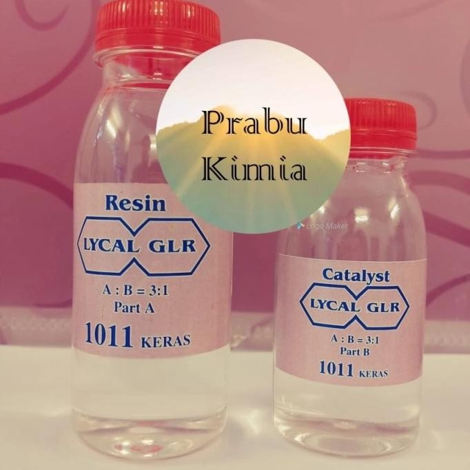 

Promo Resin Lycal 1011 bening keras paket 120gr COD