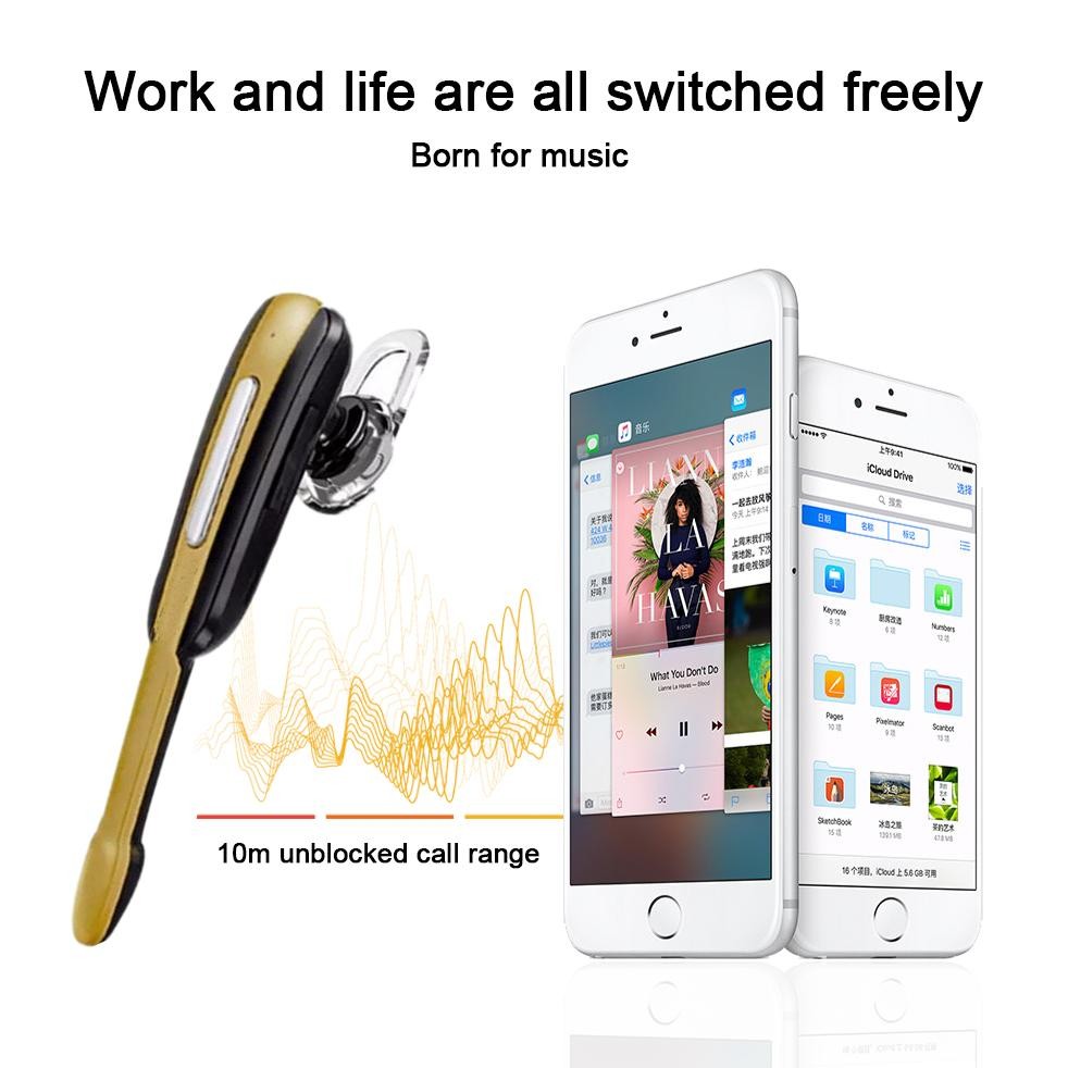 ORIGINALBASS HEADSET BLUETOOTH HM1000 EARPHONE ANDROID BLUETOOTH HEDSET BLUETOOTH NIRKABEL DENGAN MI