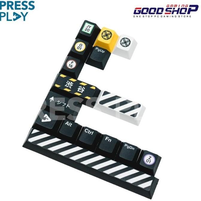 Murah PPBT SHIBUYA PBT Dye Sub Keycap Set Japanese Root by Press Play Non COD