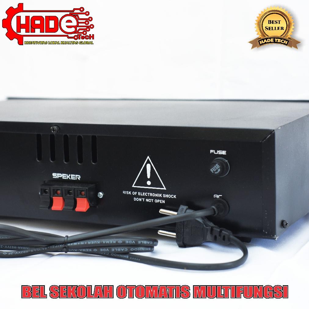 BEL SEKOLAH / PABRIK OTOMATIS DAN MANUAL 2HORN LENGKAP