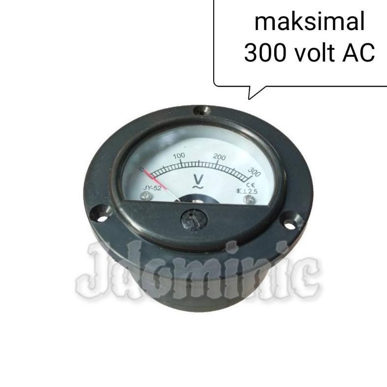 voltmeter analog arus AC 300 volt vol voltase voltmetre genset genzet jenset jenzet 2500 3500 watt b