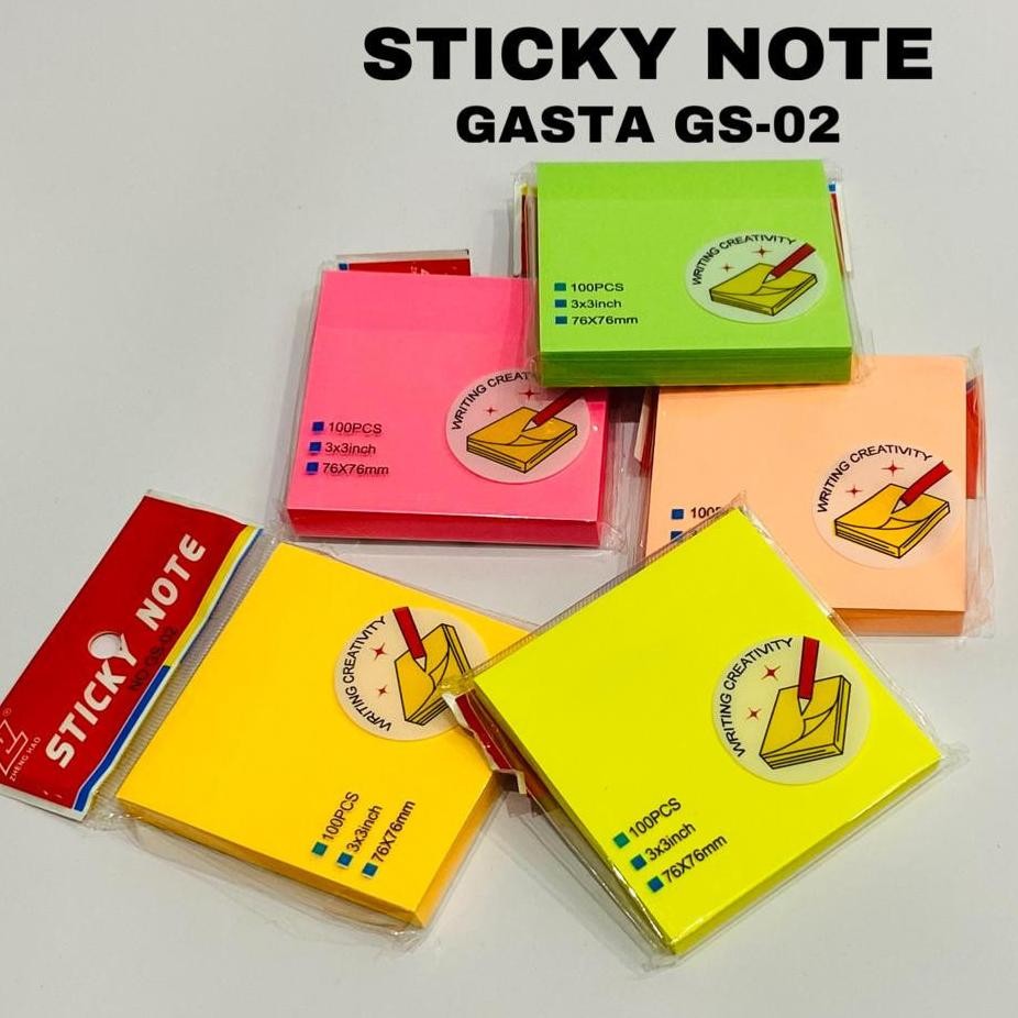 

Uk-68 Hd Sticky Notes / Sticky Notes Polos / Memo Kertas Tempel