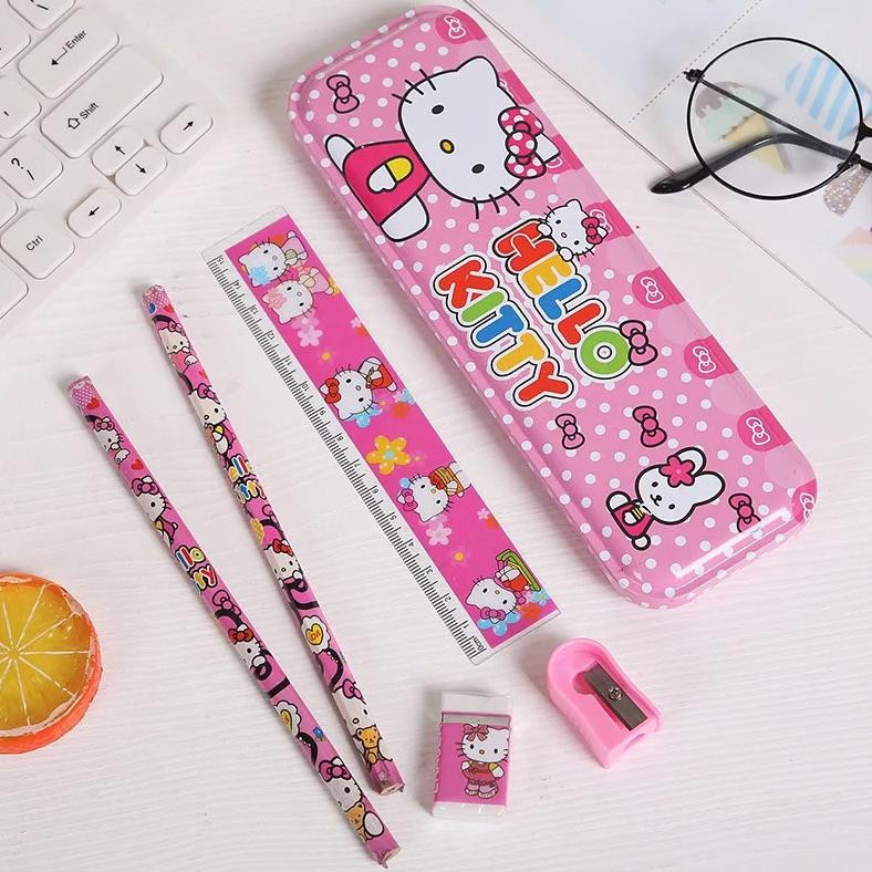 

Hjg-7 Hd Paket Alat Tulis 6 In 1 / Set Alat Tulis Fancy / Stationery Set / Alat Tulis