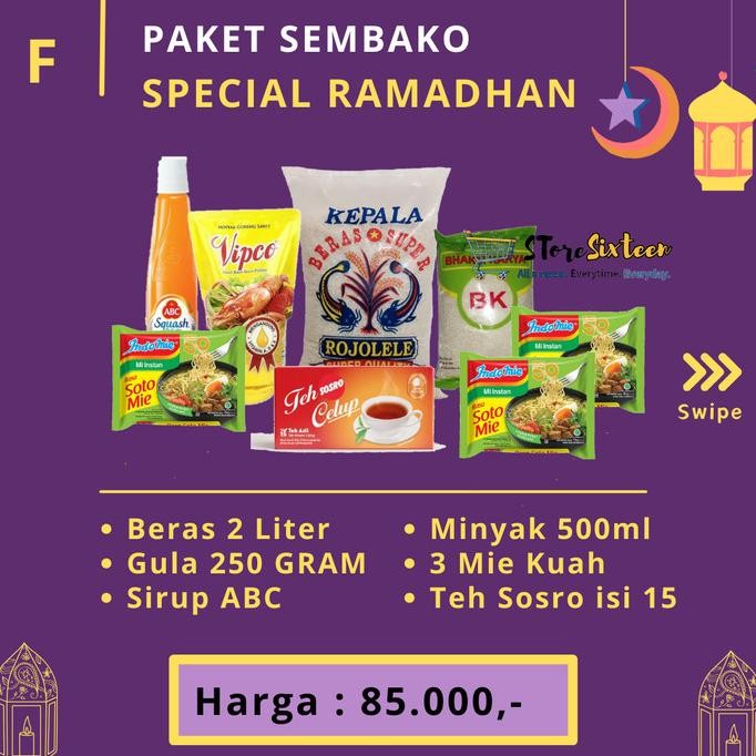 

PAKET SEMBAKO RAMADHAN F (PAKET SEMBAKO MURAH) SIRUP ABC