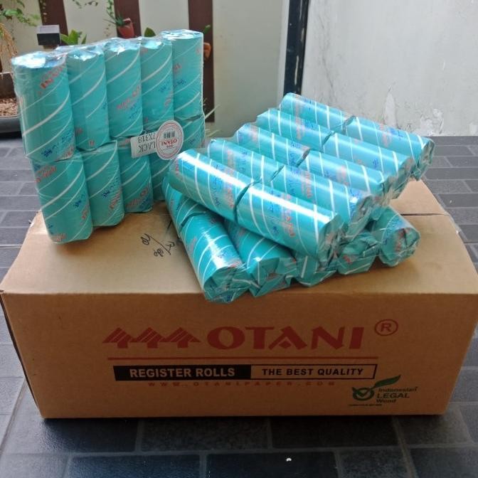 

Kertas Thermal Struk otani ukuran 57x31mm berisi 10 roll by Radhiant official